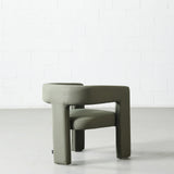 MEZE - Green Fabric Lounge Chair
