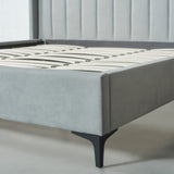COVA - Grey Fabric Bed