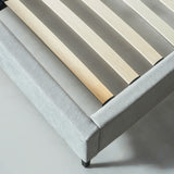 COVA - Grey Fabric Bed
