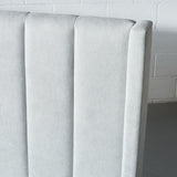 COVA - Grey Fabric Bed