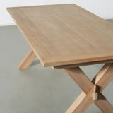 HERITAGE - Oak Wood Farmhouse Dining Table