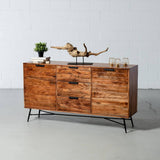 ARIA - Acacia Wood Sideboard - Wazo Furniture