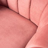 AUDREY - Pink Velvet Chair