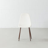 MILAN - White Leather Dining Chair