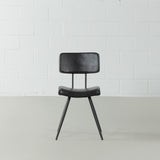 BLAKE - Leather Dining Chair (Black)