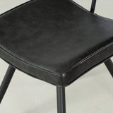 BLAKE - Leather Dining Chair (Black)