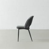 WALTER - Black Leather Chair