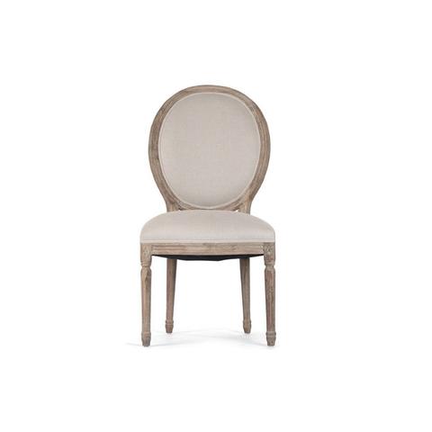 French Louis XVI Style Medallion Side Chair-Final sale