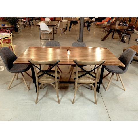 Acacia Live Edge Table - Trip Rec Legs