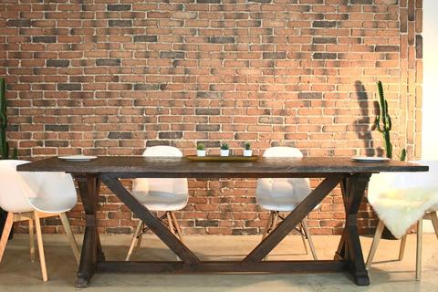 ABERDEEN Mango Wood Dining Table - Wazo Furniture