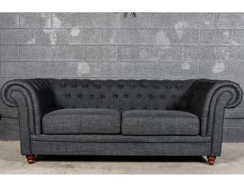 Collin Fabric Chesterfield Sofa-Final Sale