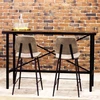 HOLMEN - Acacia Wood Bar Table (160 cm) - Wazo Furniture