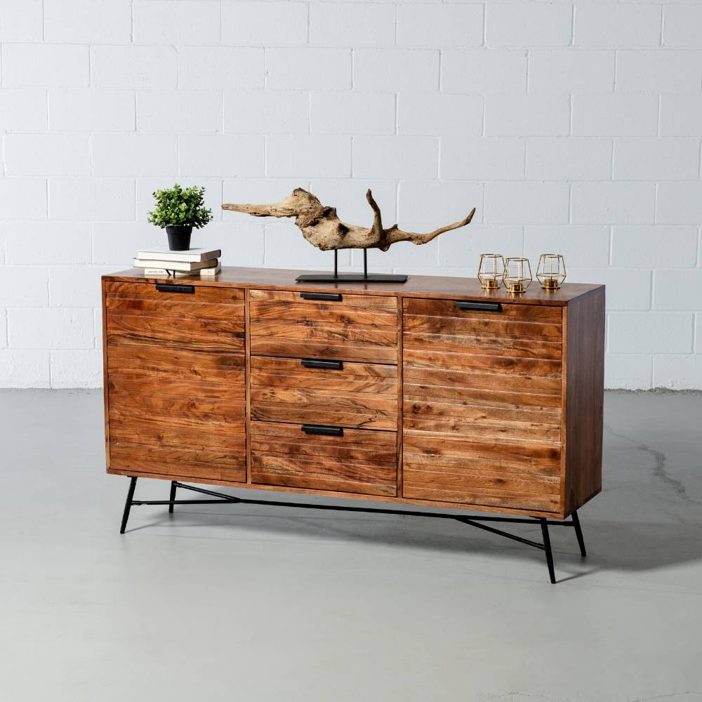 ARIA - Acacia Wood Sideboard - Wazo Furniture
