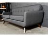 Conrad 3- Seater Sofa Dark Grey