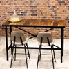 HOLMEN - Acacia Wood Bar Table (160 cm) - Wazo Furniture