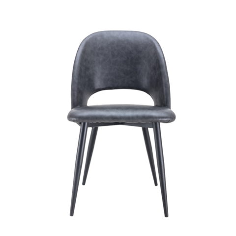 WALTER Leather Chair (Grey)