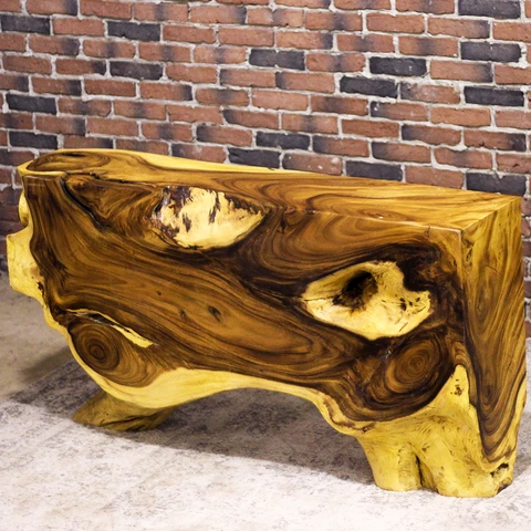 KODA - Suar Root Wood Console Table (151 - 175 cm) - Wazo Furniture