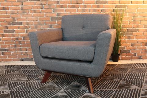 Conrad 1 Seater Sofa Dark Grey