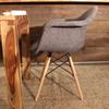 Eames Style Fabric Molded Armchair - Wazo Furniture