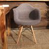 Eames Style Fabric Molded Armchair - Wazo Furniture