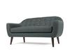Tommy Sofa Dark Grey with Multicolour Buttons