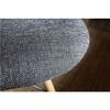 Eames Style Peppered Scandinavian Grey Fabric Side Chair