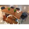 DALE Dining Chair - Dark Grey Fabric - Wazo Furniture
