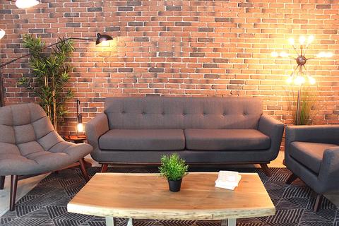 Conrad 3- Seater Sofa Dark Grey