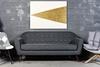 Tommy Sofa Dark Grey with Multicolour Buttons