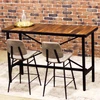 HOLMEN - Acacia Wood Bar Table (160 cm) - Wazo Furniture