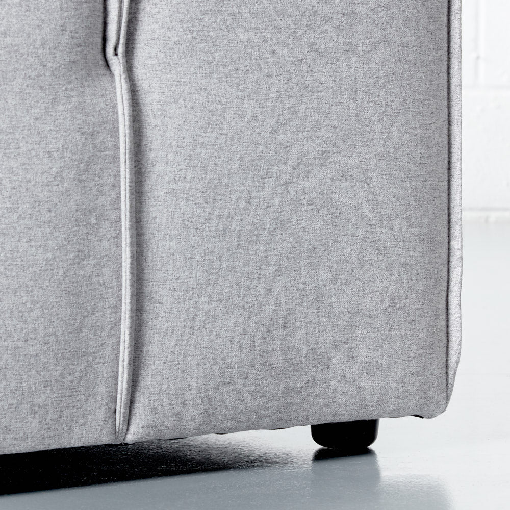 MASON - Grey Fabric Corner Module