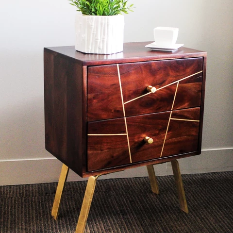 TOBY-Mid Century Night Table - FINAL SALE