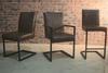 CAL Industrial Chair-Vintage Brown Leather - Wazo Furniture