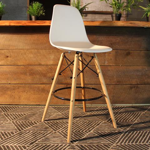 Charles Eames Style Eiffel Leg Bar Stool 27"