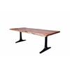 Live Edge Acacia Wood Table with Anchor Legs