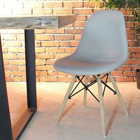 Eames Style Fabric Side Chair - Wazo Furniture