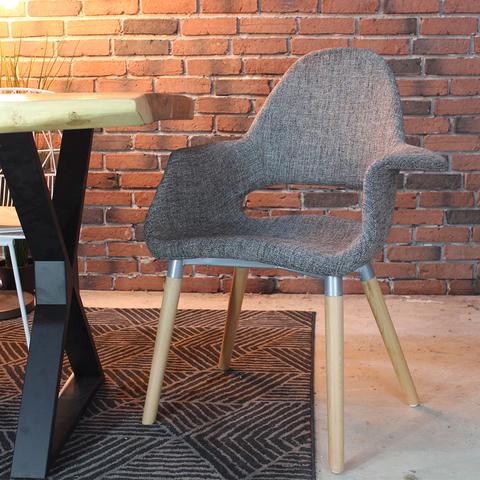 Eames & Saarinen Fabric Organic Chair - Wazo Furniture