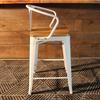 Tolix Bar Stool with Armrest - 65 cm - Wazo Furniture