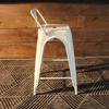 Tolix Bar Stool with Backrest - 65 cm - Wazo Furniture