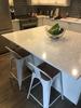 Tolix Bar Stool with Backrest and Wood Seat - 65 cm - Wazo Furniture