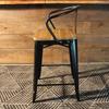 Tolix Bar Stool with Armrest - 65 cm - Wazo Furniture