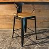 Tolix Bar Stool with Armrest - 65 cm - Wazo Furniture