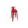 Tolix bar stool with back 75cm
